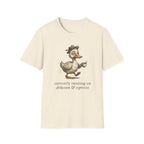 Duck Drinking Coffee T-Shirt