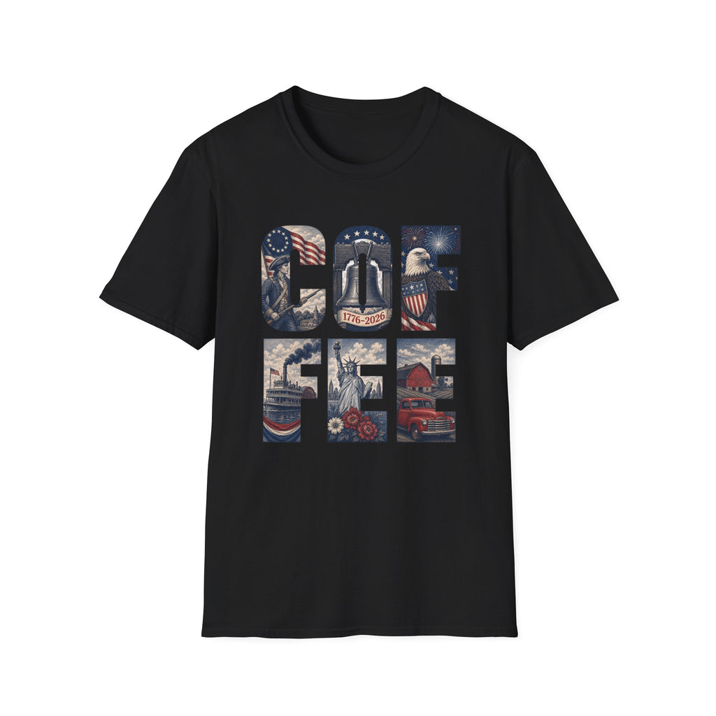 Coffee Patriotic USA T‑Shirt