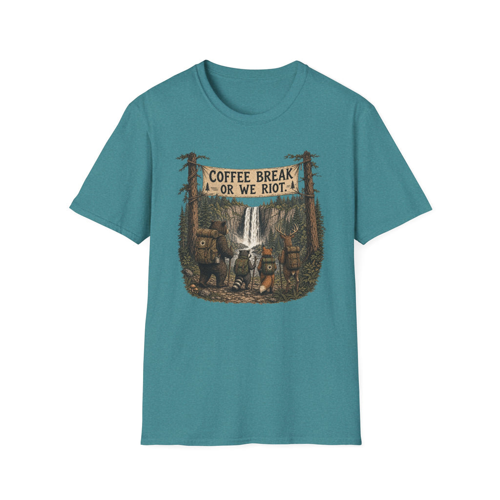 Coffee Break or We Riot T-Shirt