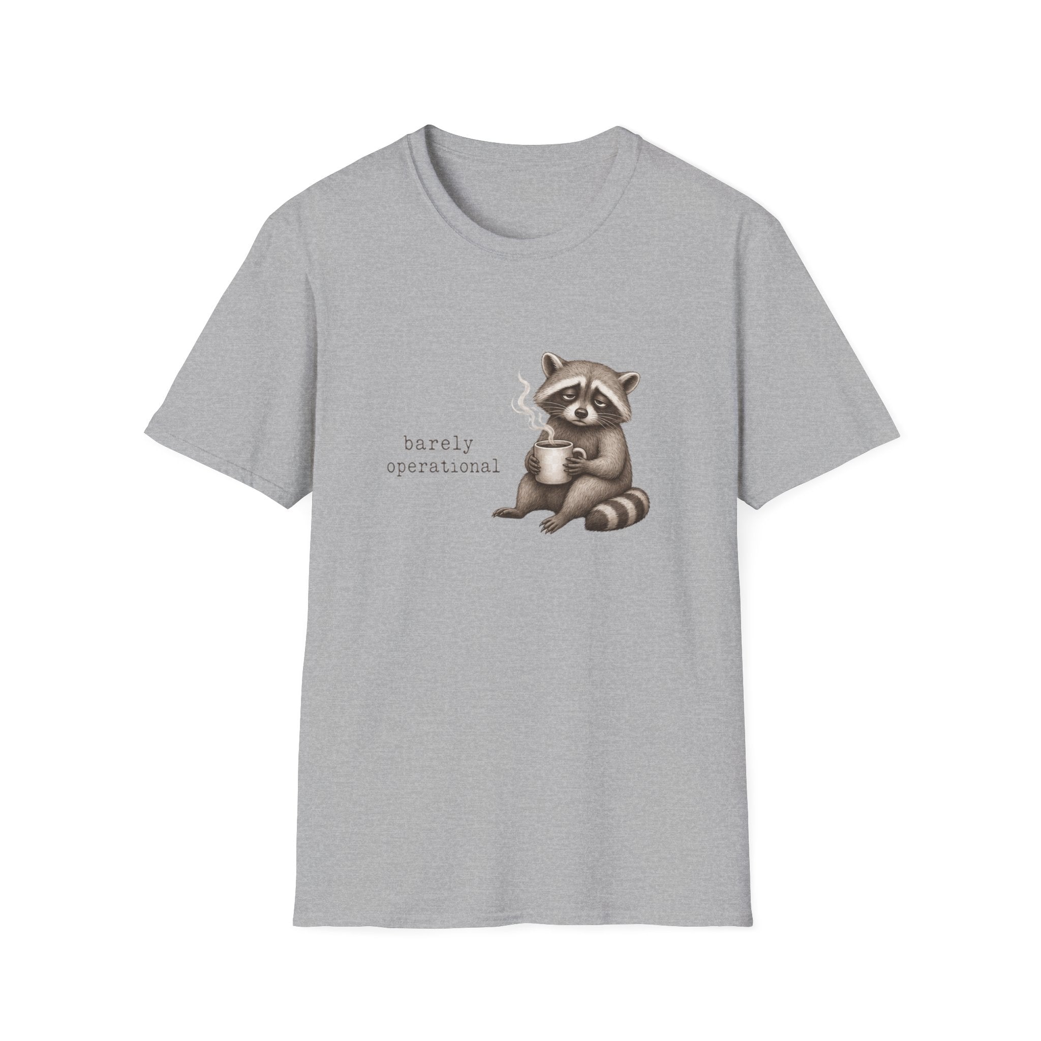Barely Operational Raccoon T-Shirt