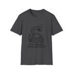 “Hiss-terically Under-Caffeinated” Snake T-shirt