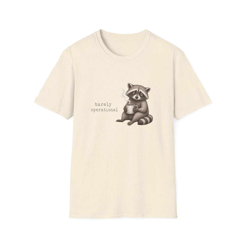 Barely Operational Raccoon T-Shirt