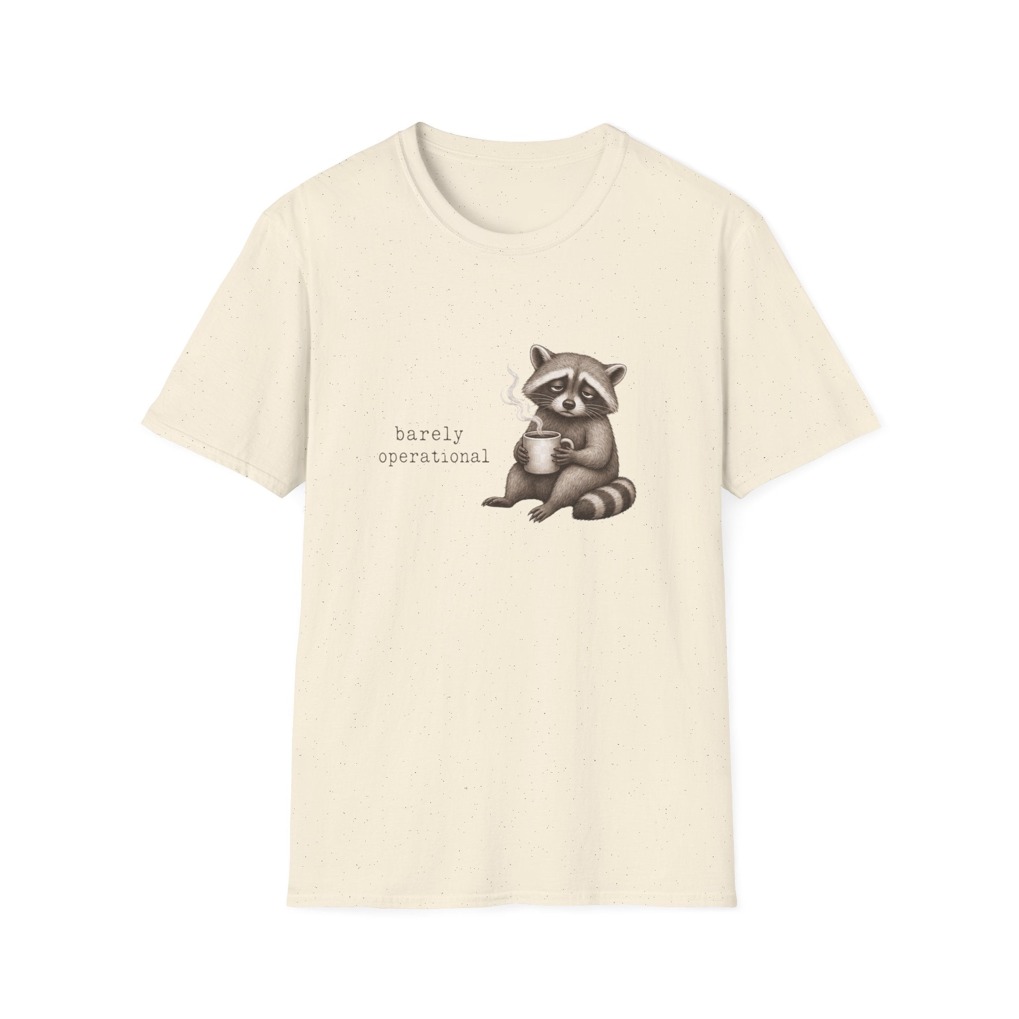 Barely Operational Raccoon T-Shirt