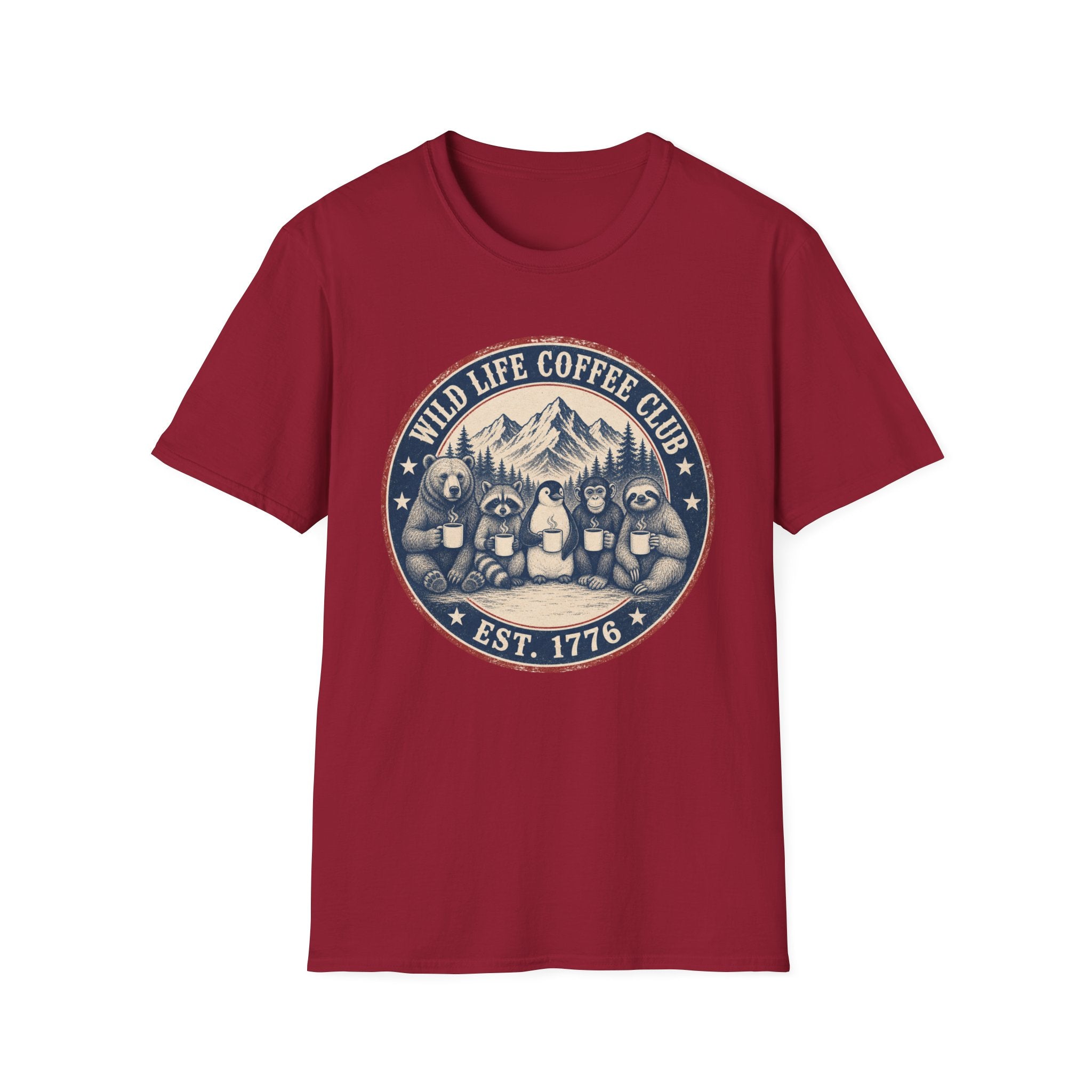 Wild Life Coffee Club 1776 T-Shirt