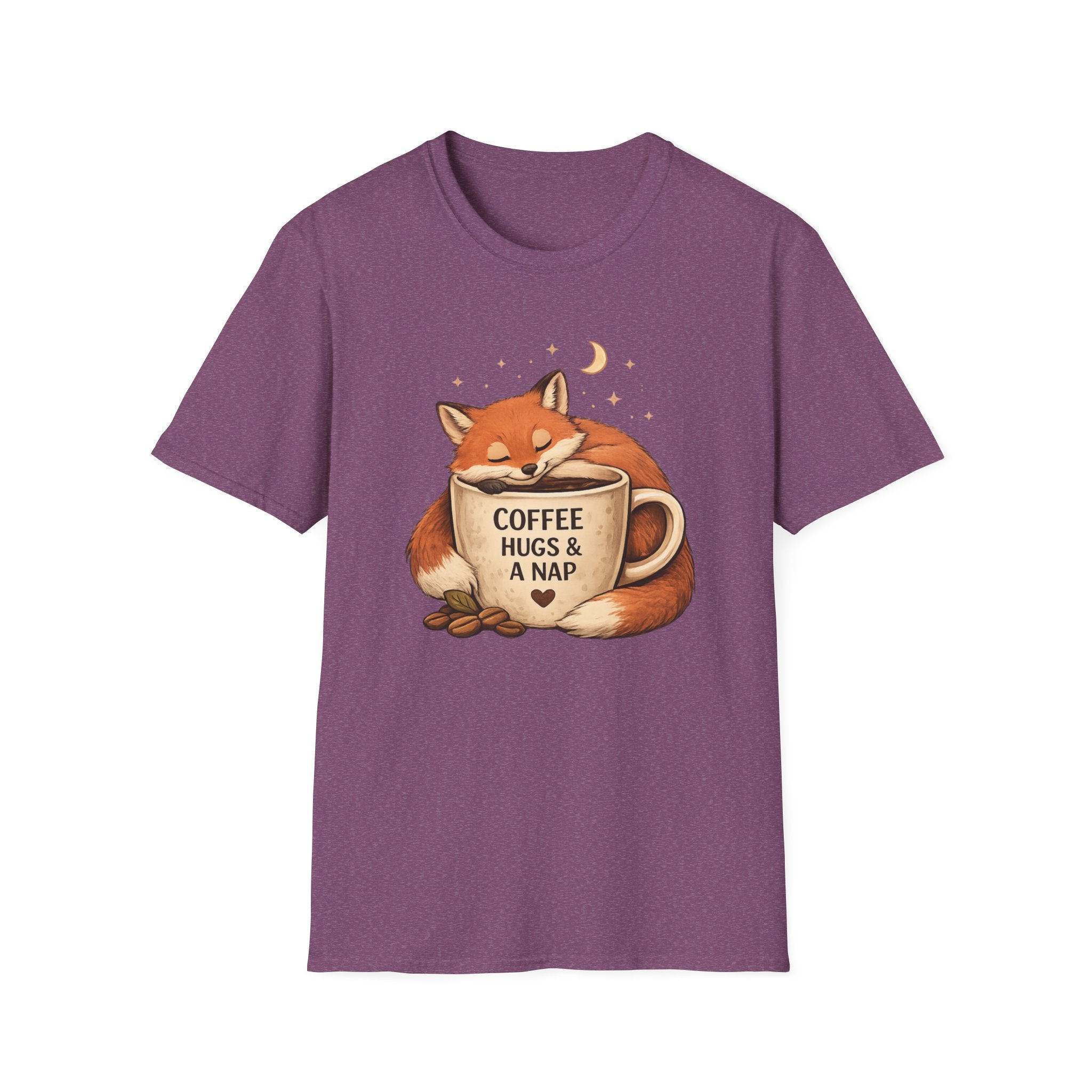 Coffee, Hugs & Nap Fox T-Shirt