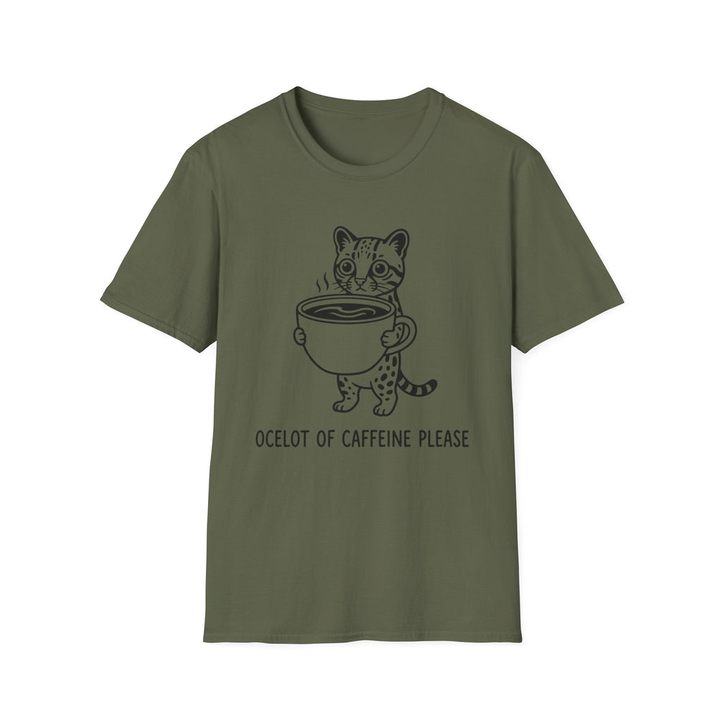Ocelot of Caffeine T-Shirt