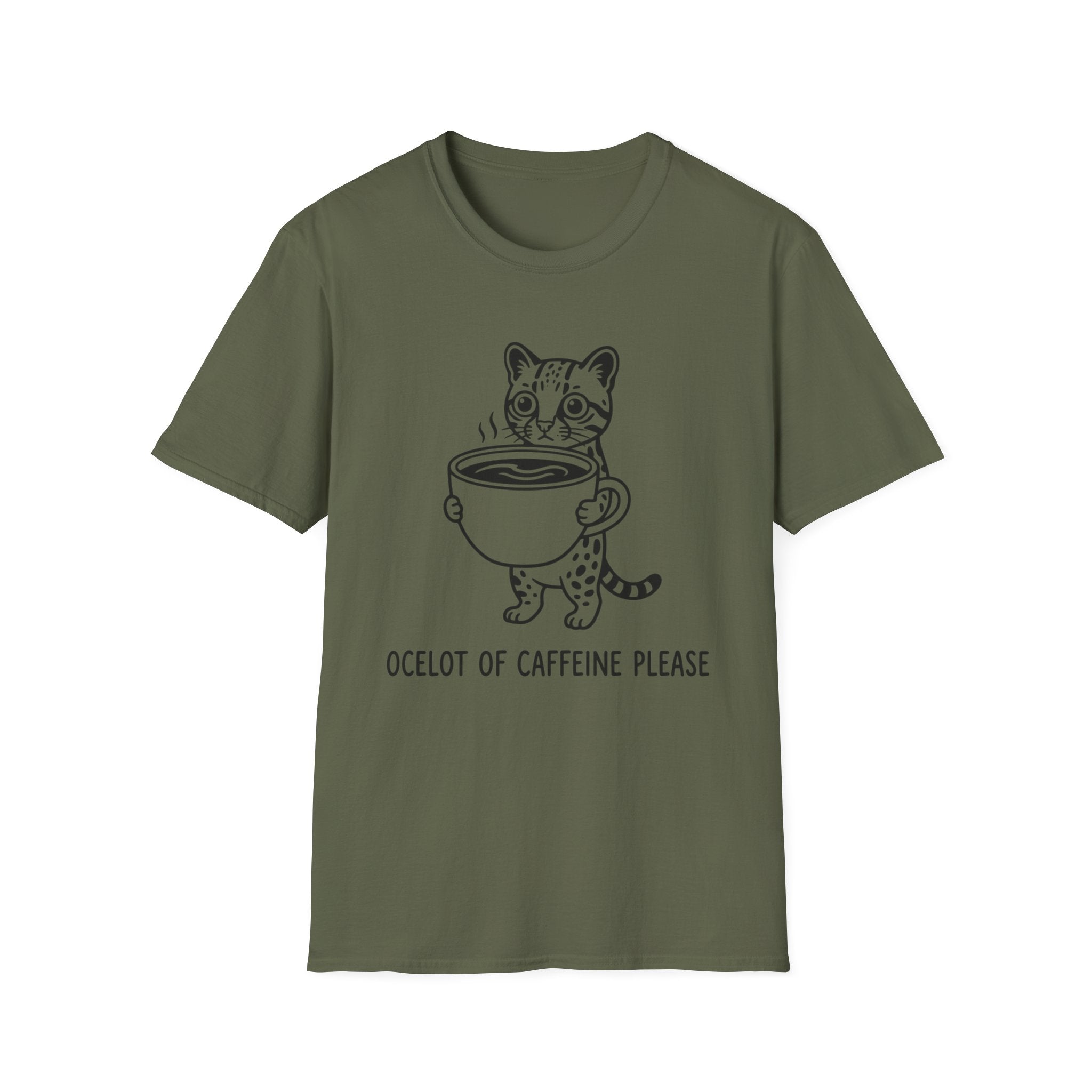 Ocelot of Caffeine T-Shirt