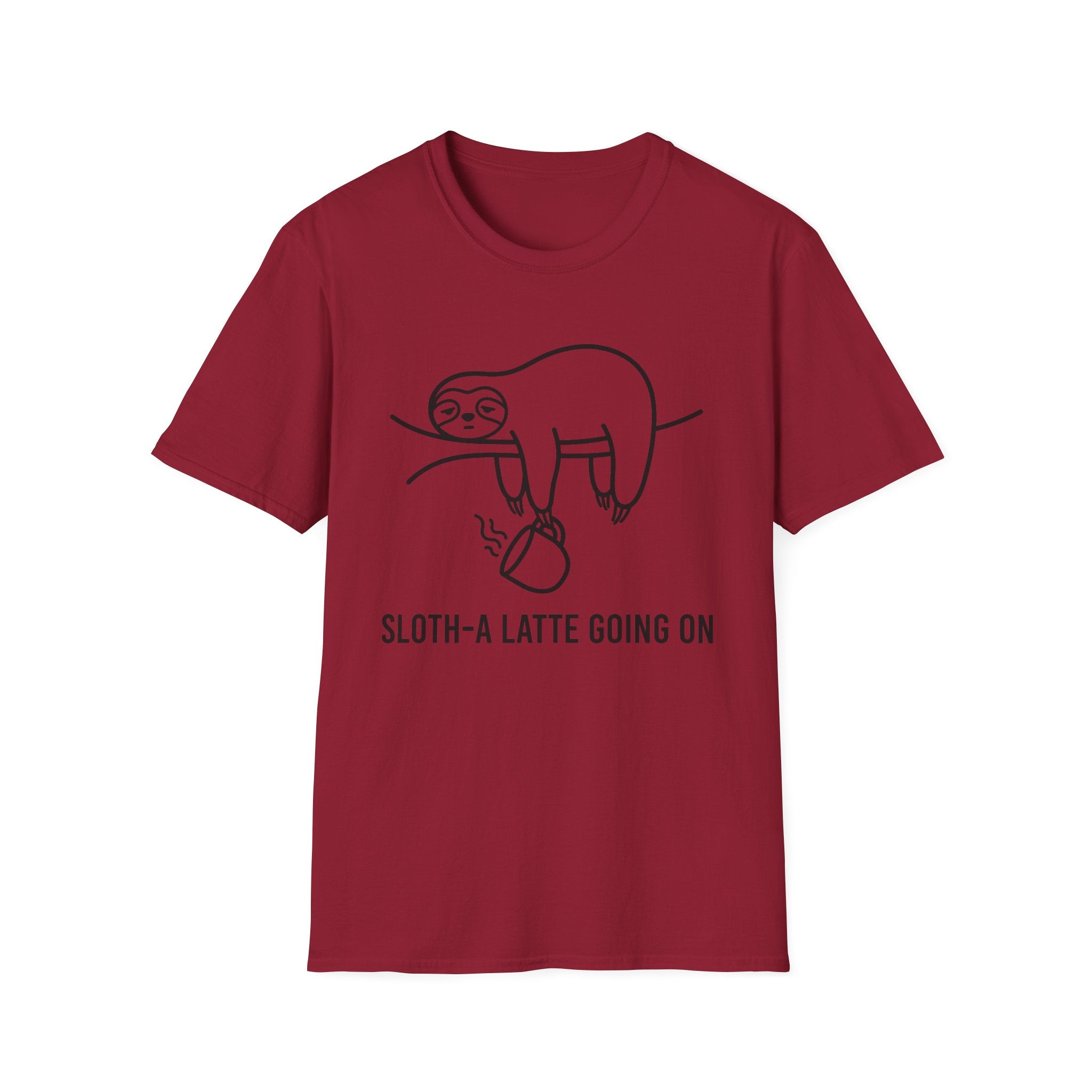 Sloth-A Latte Going On T-Shirt