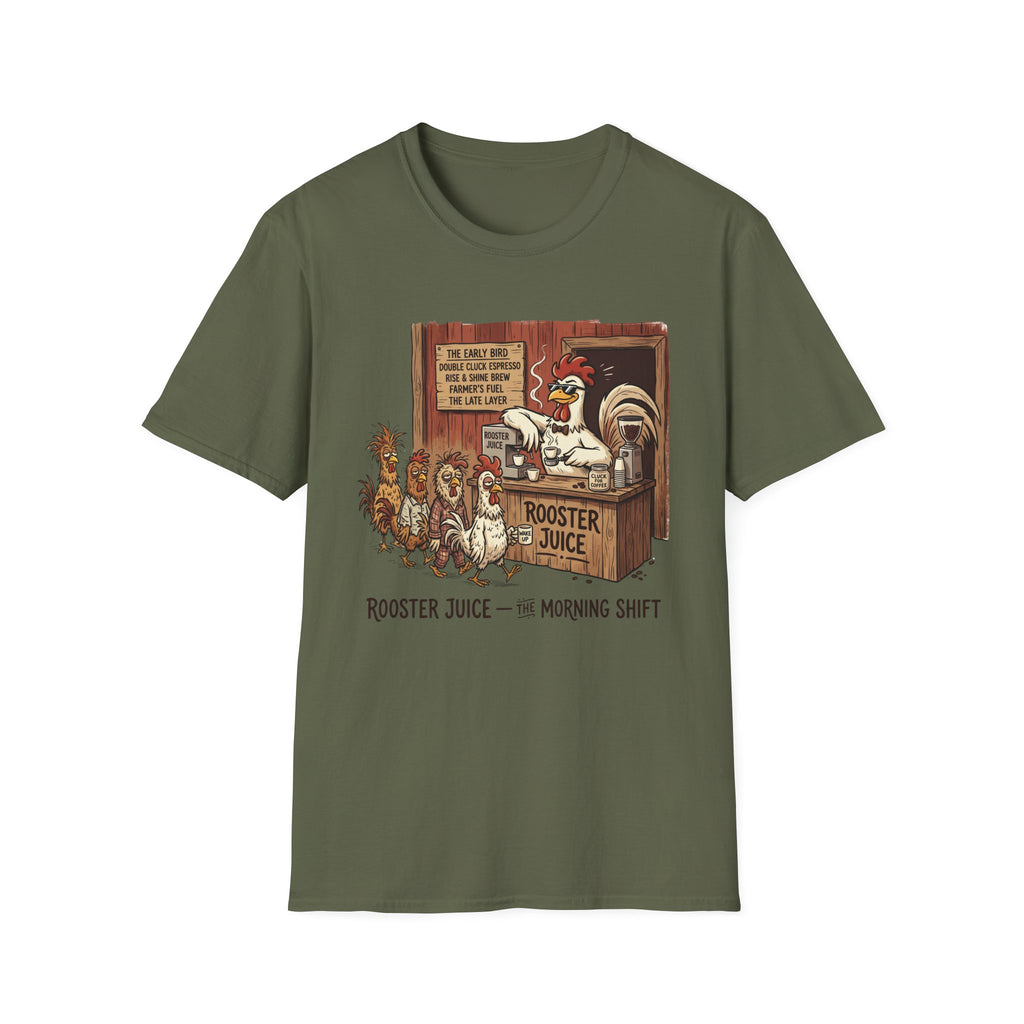 Rooster Juice Morning Shift T‑Shirt