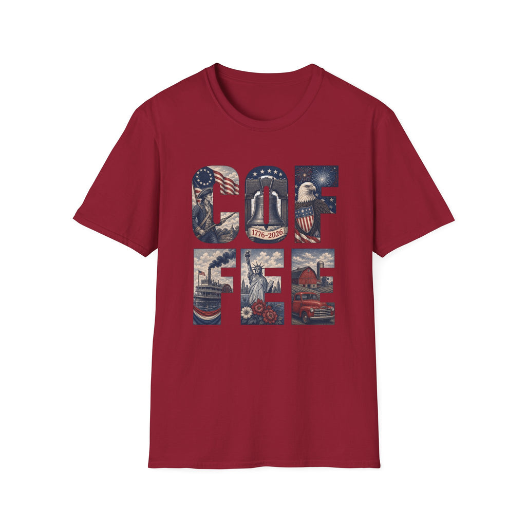 Coffee Patriotic USA T‑Shirt