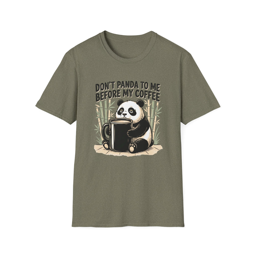 “Don’t Panda To Me Before My Coffee” T-Shirt