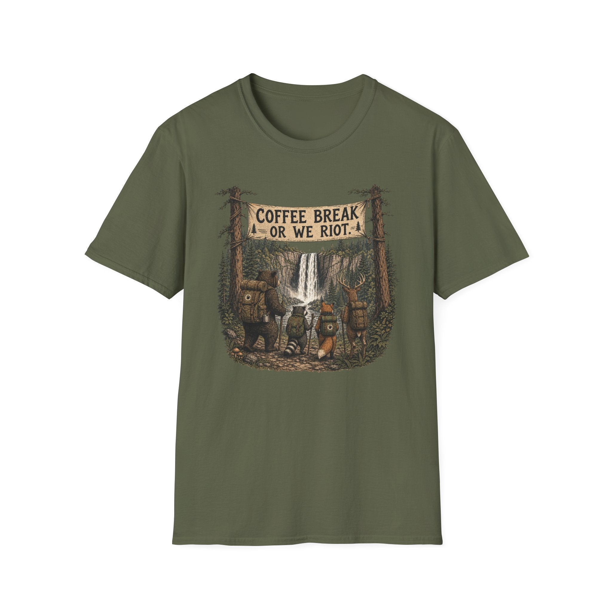 Coffee Break or We Riot T-Shirt
