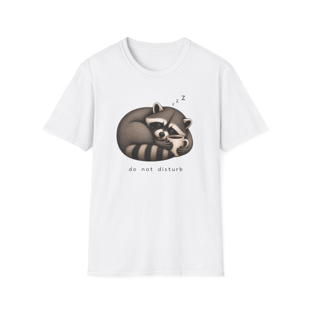 Sleeping Raccoon "Do Not Disturb" T-Shirt