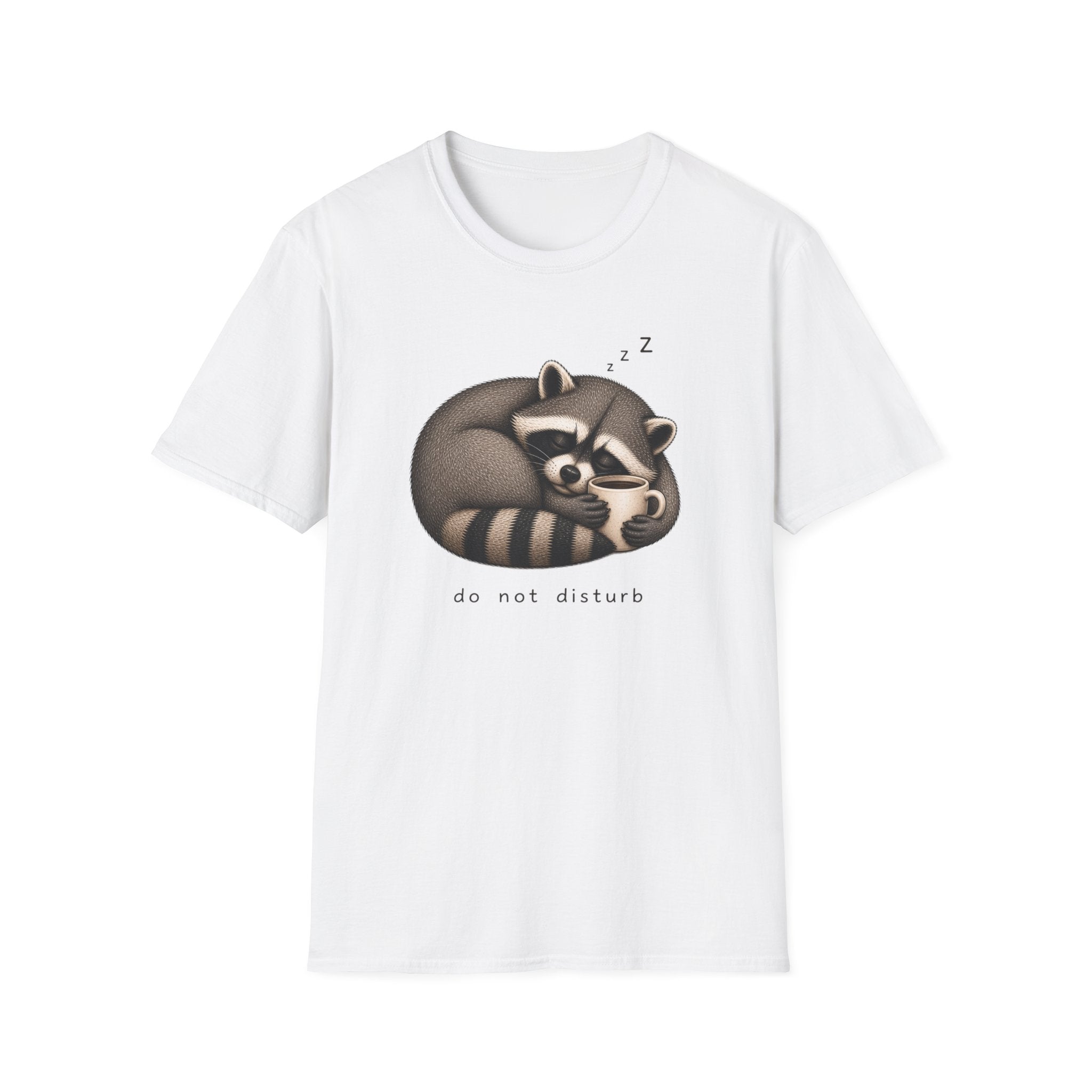 Sleeping Raccoon "Do Not Disturb" T-Shirt