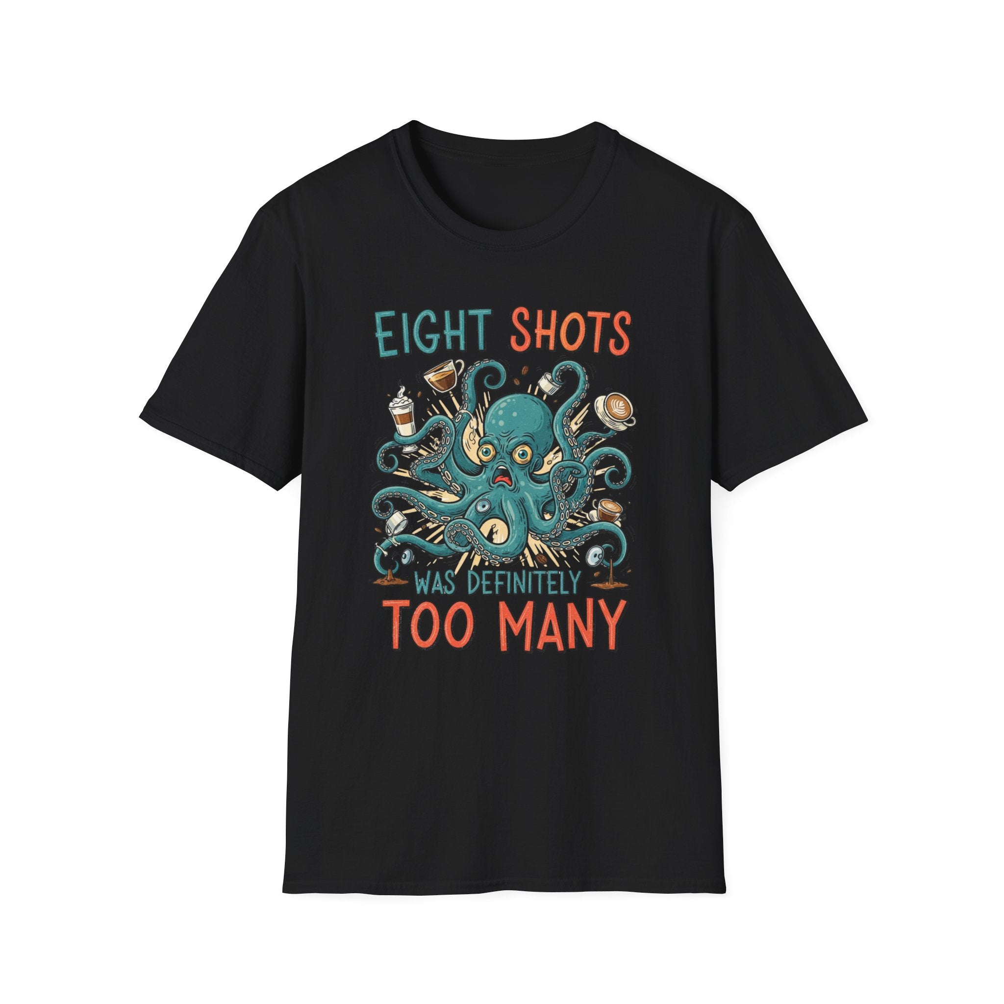 Eight Shots Octopus T-Shirt