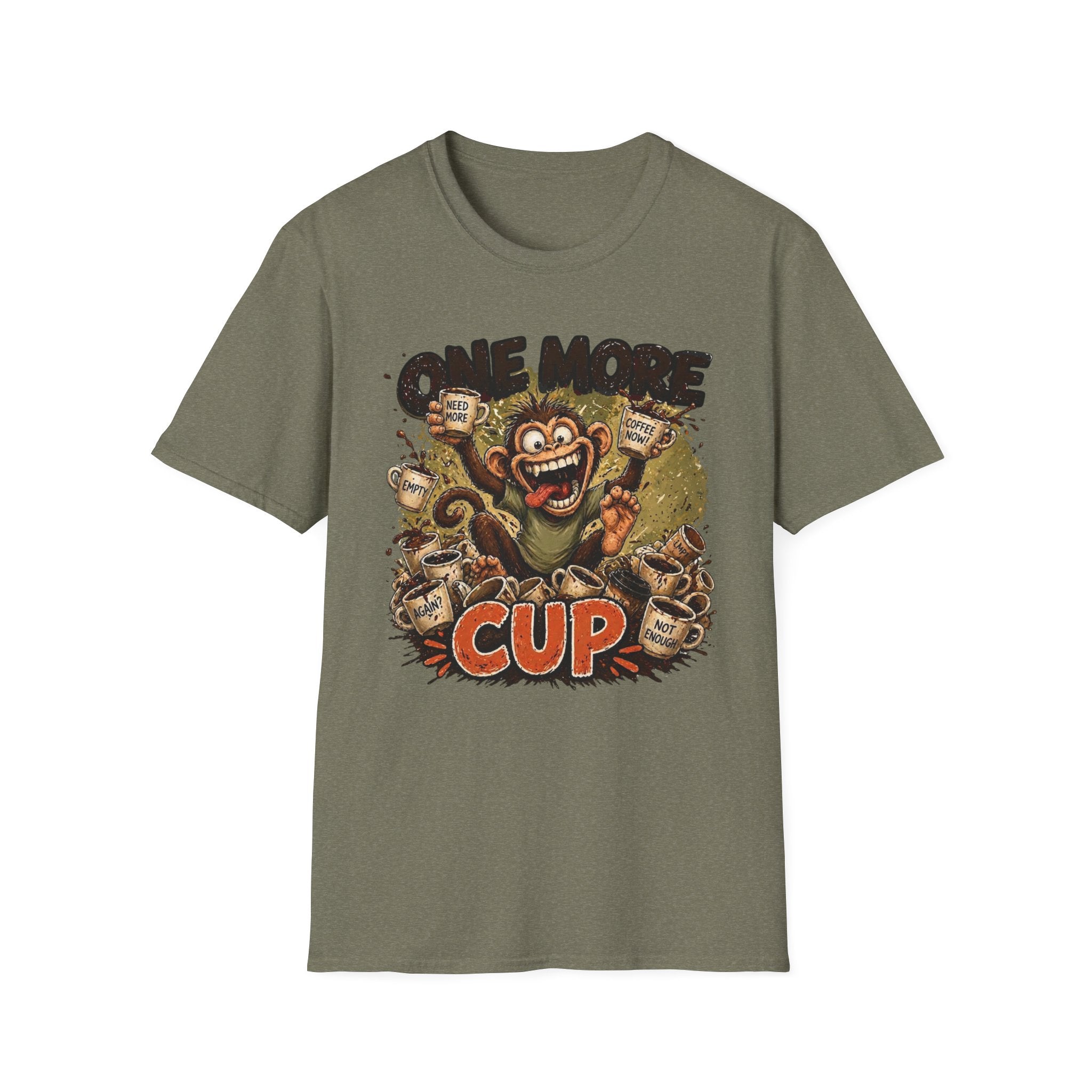 One More Cup Monkey T-Shirt