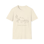 Crab Line Art T-Shirt