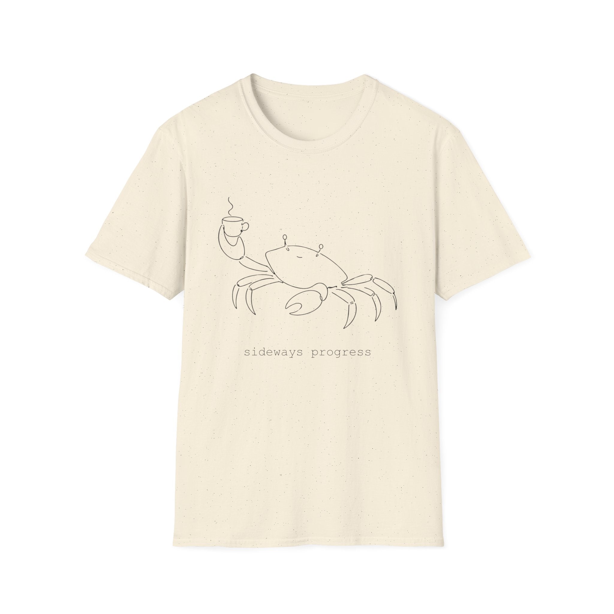 Crab Line Art T-Shirt