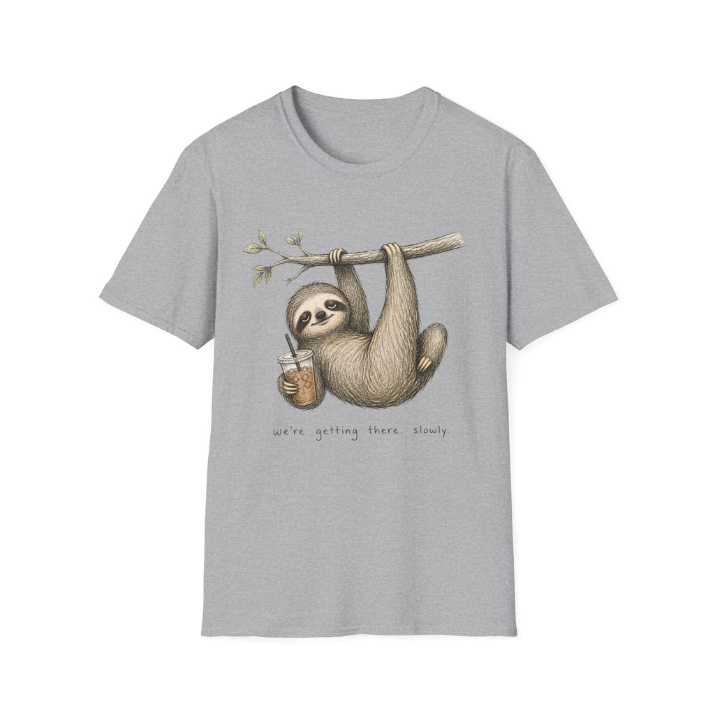 Sloth Hanging with Coffee T‑Shirt