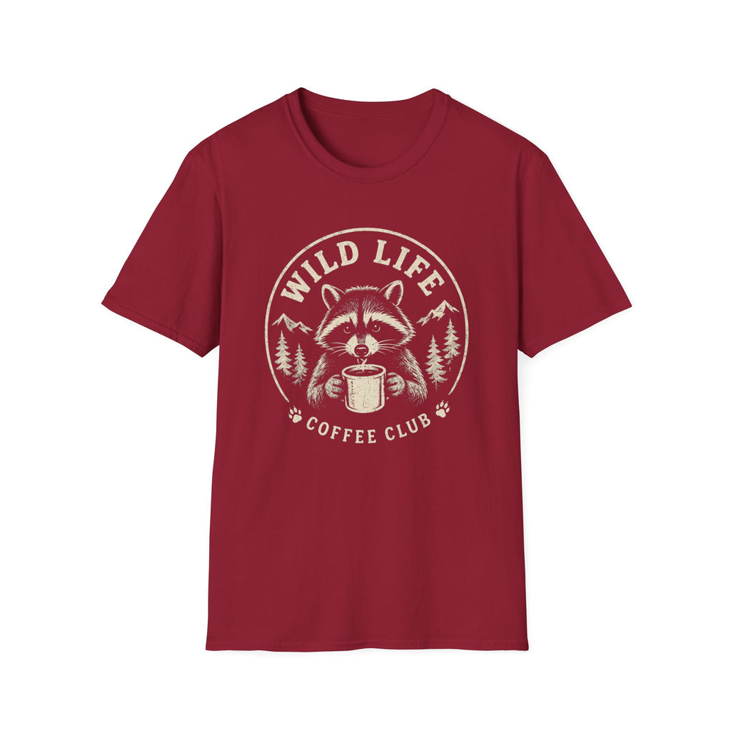 Wild Life Coffee Raccoon T-Shirt