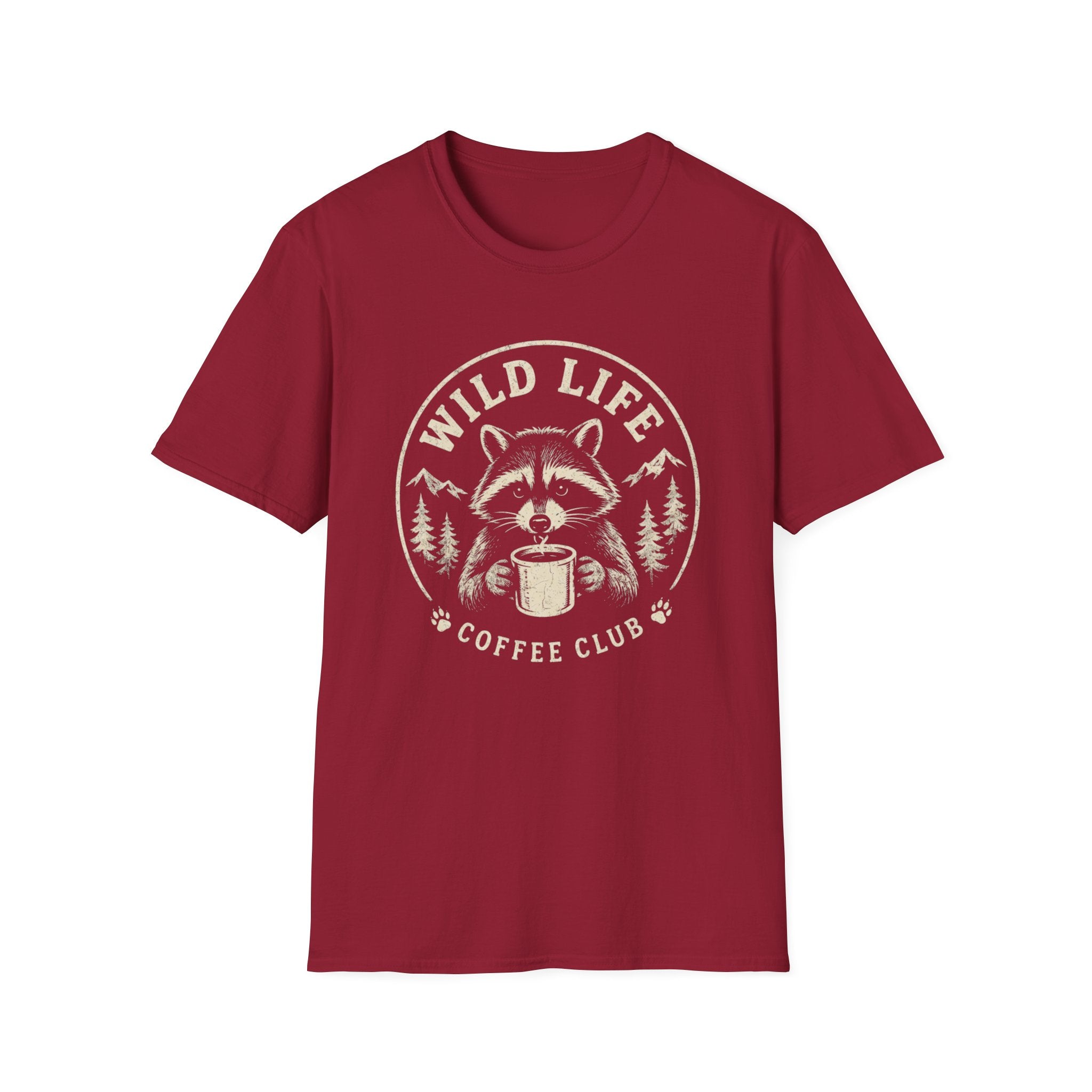 Wild Life Coffee Raccoon T-Shirt