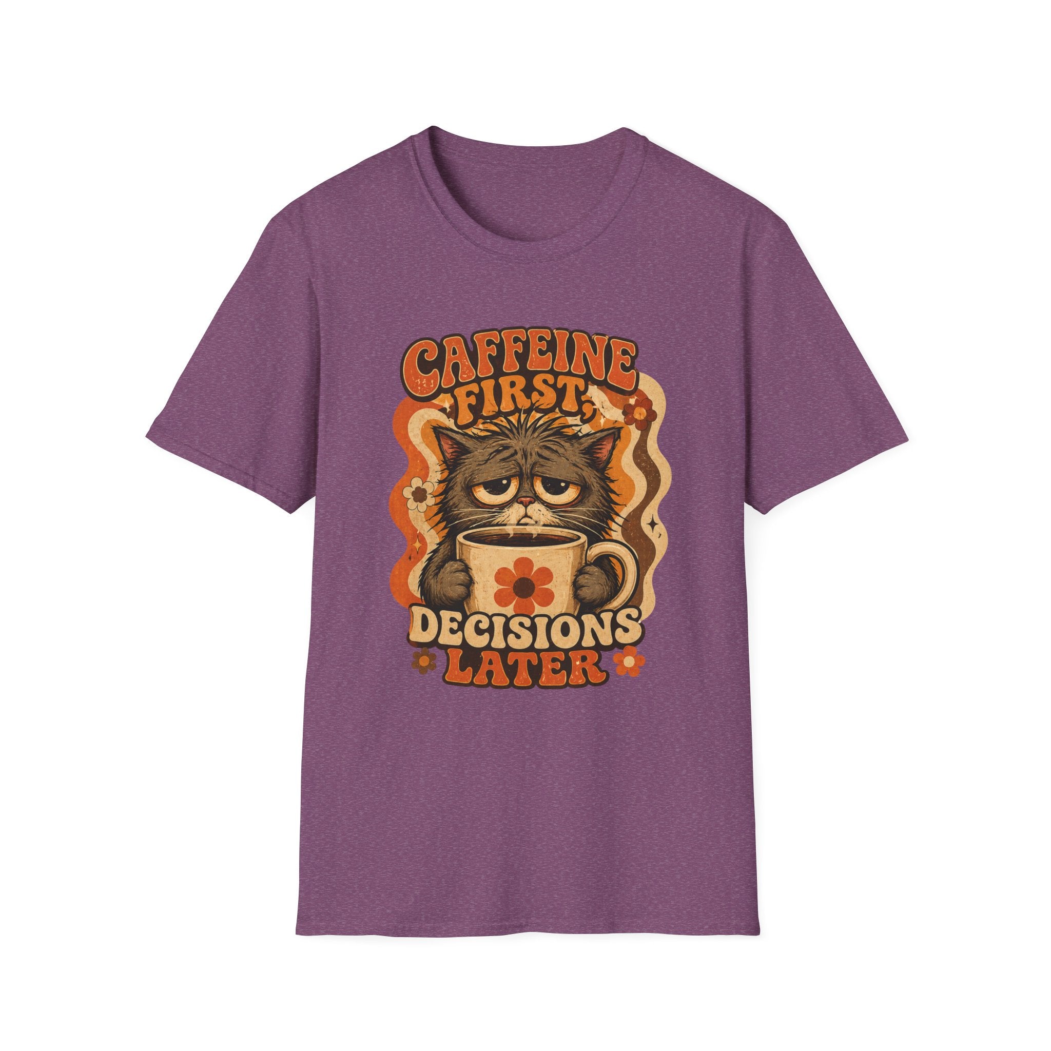 Caffeine First Cat T-Shirt