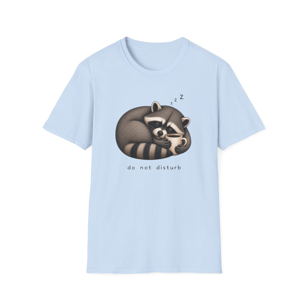 Sleeping Raccoon "Do Not Disturb" T-Shirt