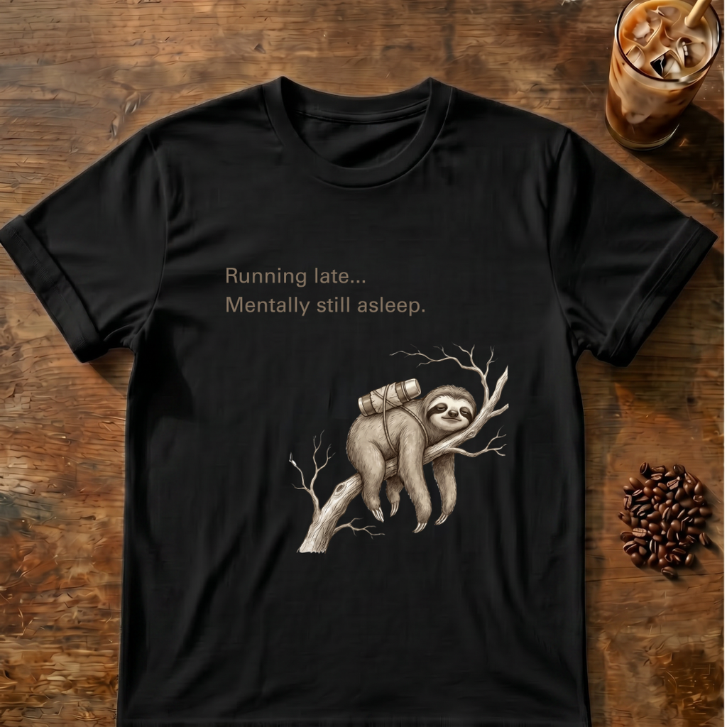 Sloth "Mentally still asleep" T‑Shirt