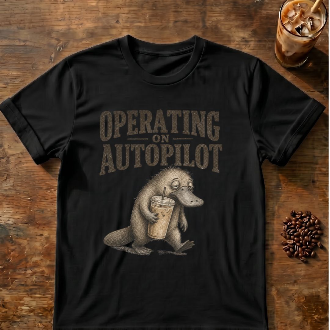 Operating on Autopilot Coffee T-Shirt