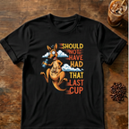 Kangaroo Last Cup Coffee T-Shirt
