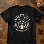 Wild Life Coffee Raccoon T-Shirt
