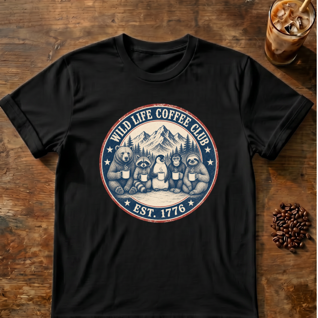 Wild Life Coffee Club 1776 T-Shirt