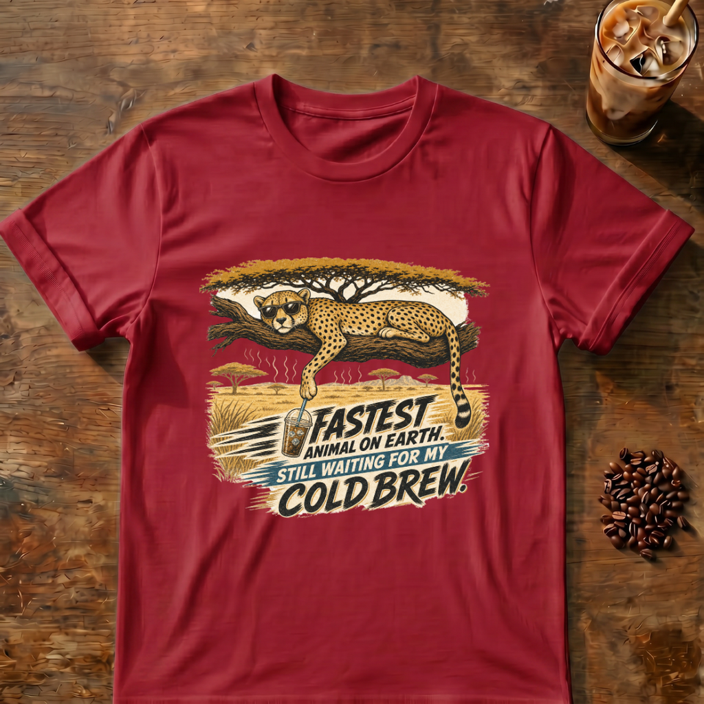 Cheetah Coffee T-shirt