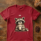 Low Battery Raccoon T-Shirt