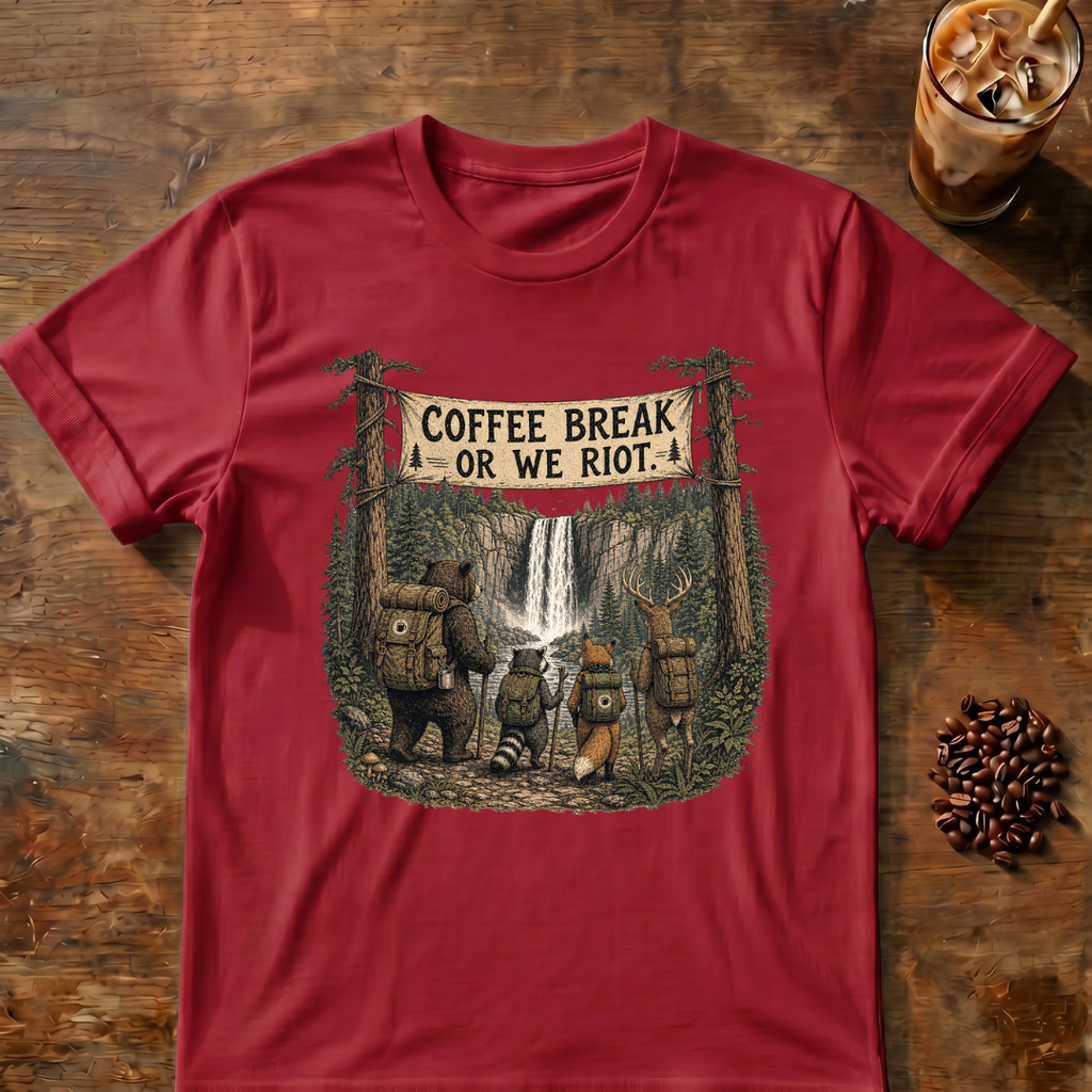 Coffee Break or We Riot T-Shirt