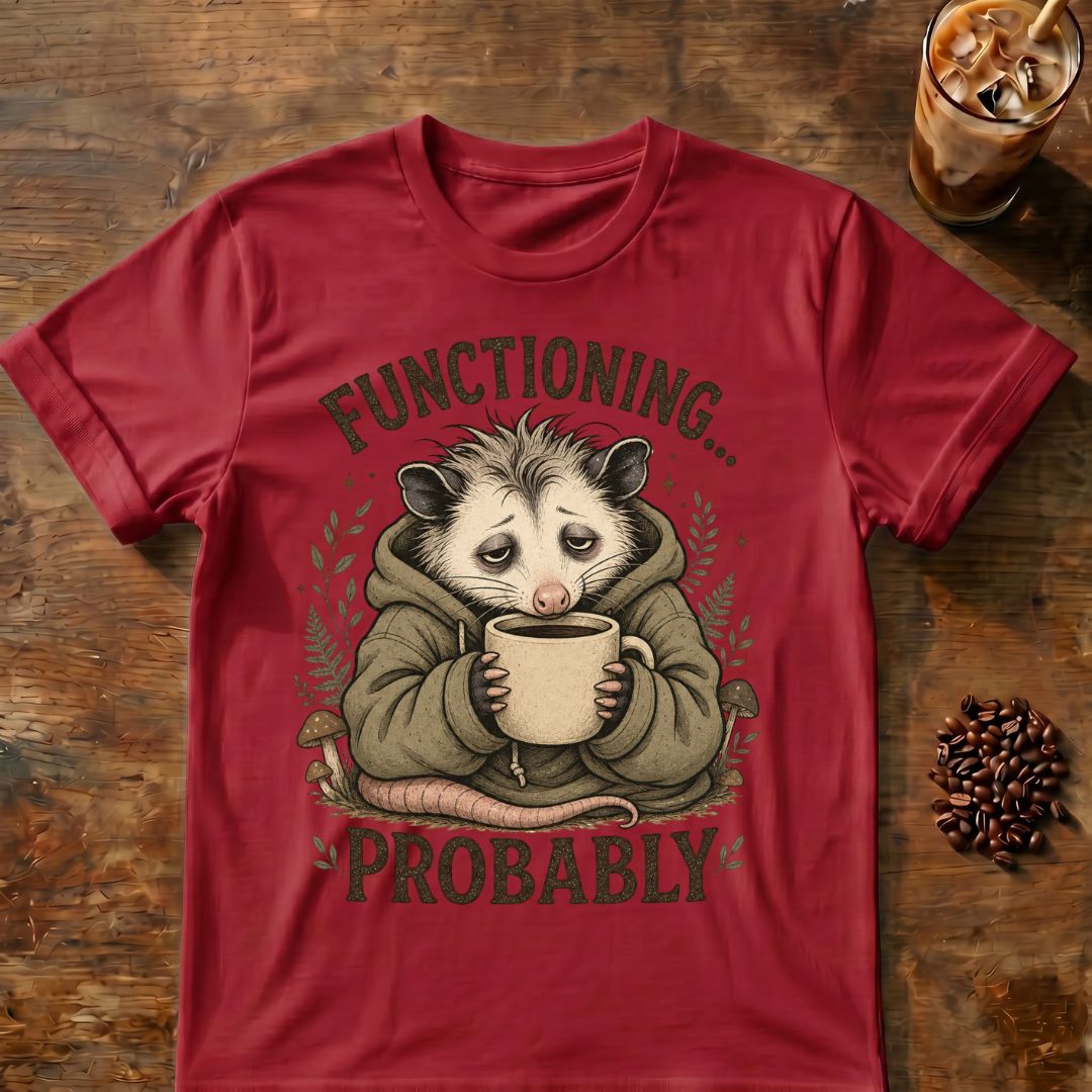 Functioning Probably Possum T-Shirt