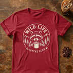 Wild Life Coffee Raccoon T-Shirt