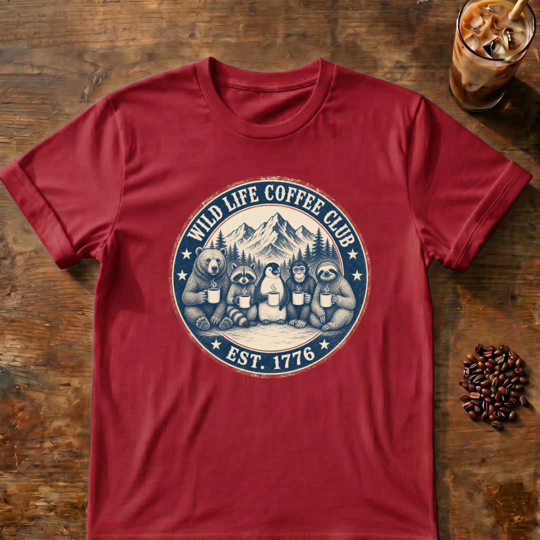 Wild Life Coffee Club 1776 T-Shirt