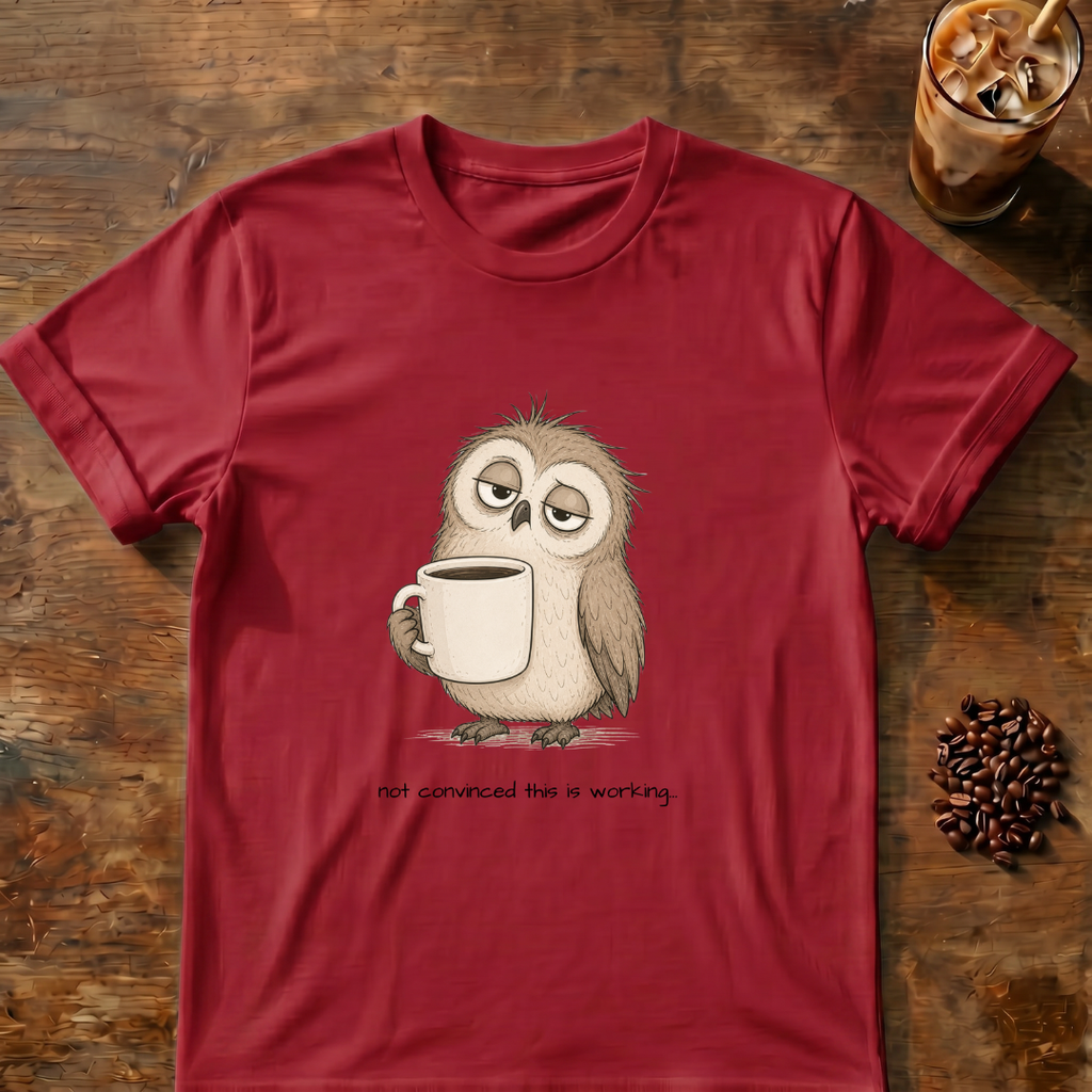 Not convinced this is working Owl T-Shirt