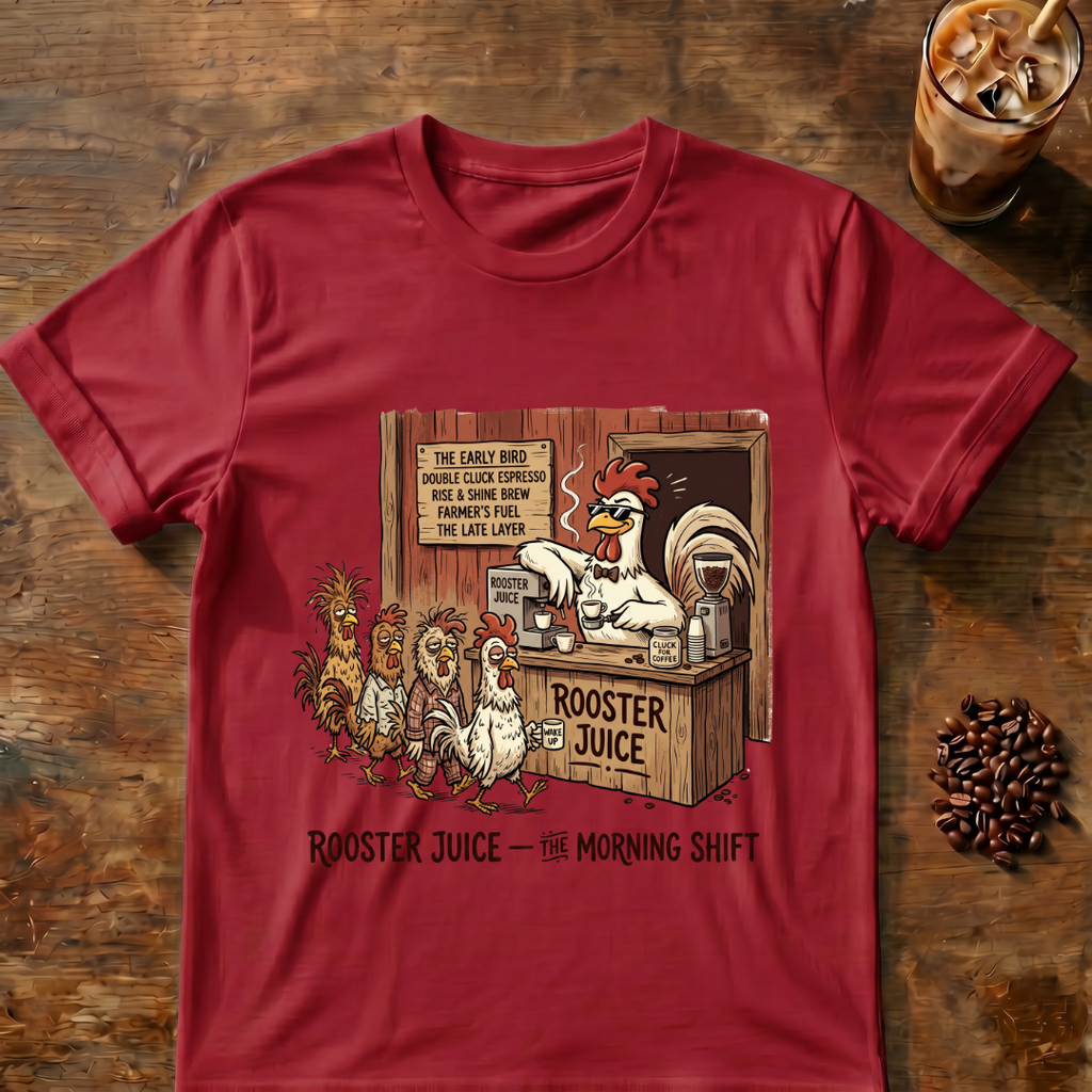 Rooster Juice Morning Shift T‑Shirt