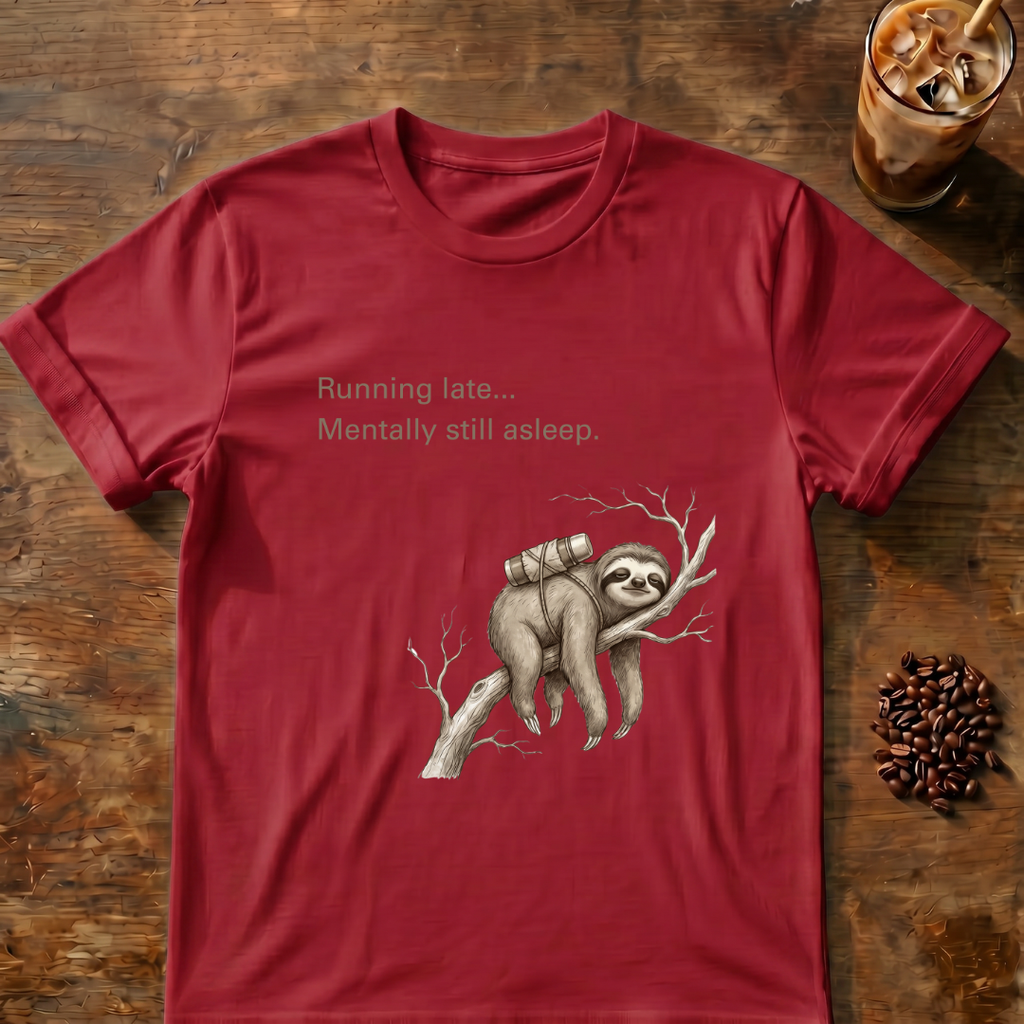 Sloth "Mentally still asleep" T‑Shirt