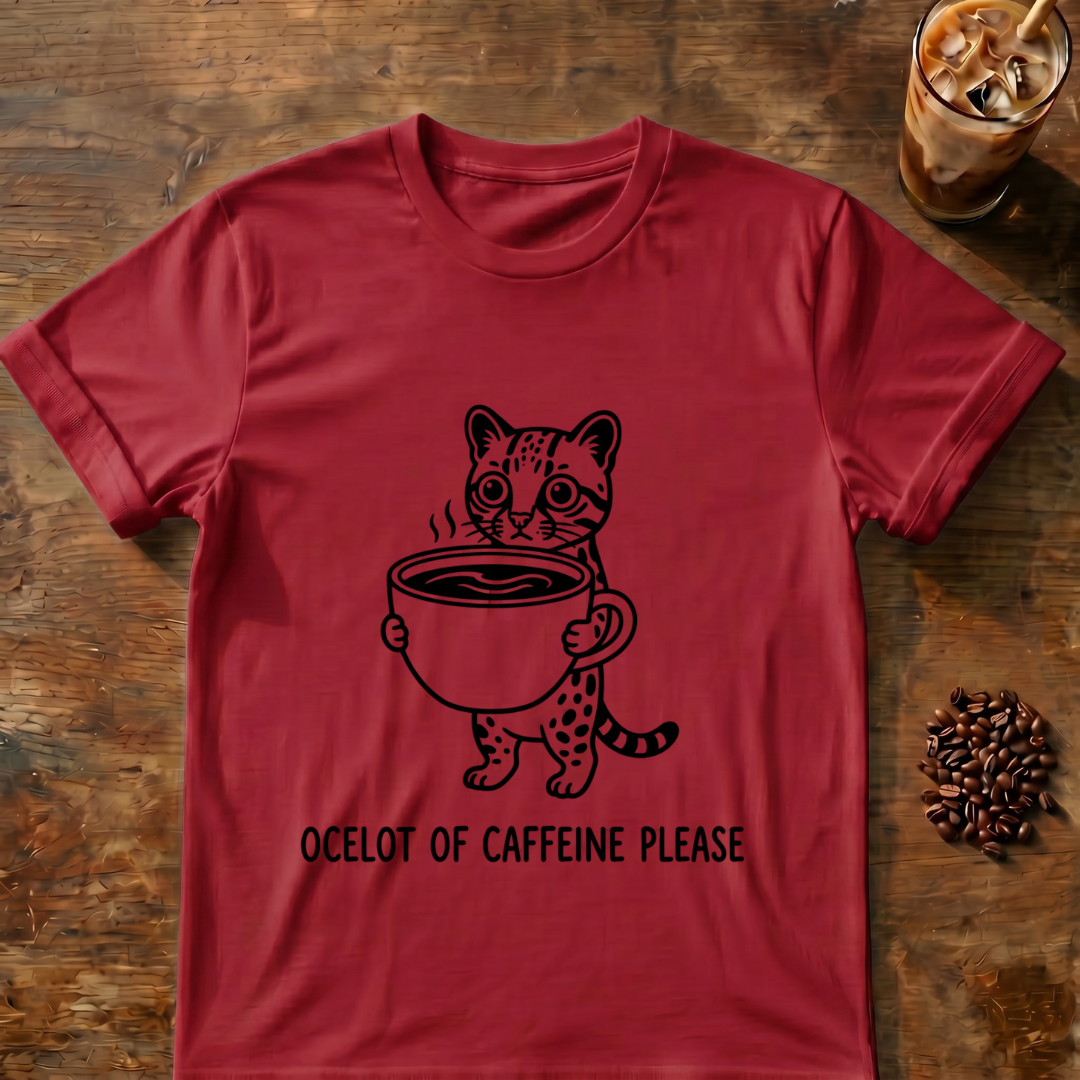 Ocelot of Caffeine T-Shirt