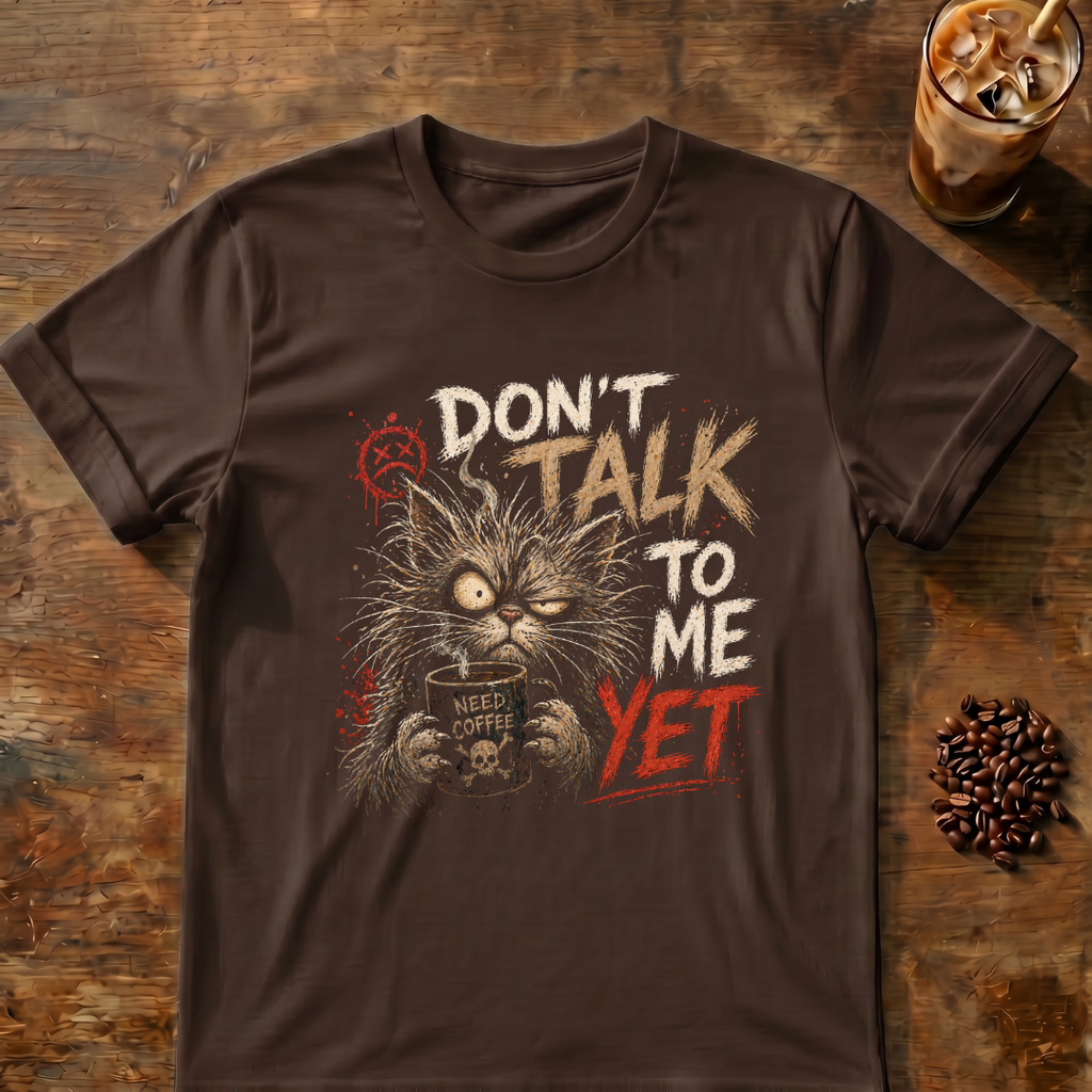Don't Talk To Me Cat T-Shirt