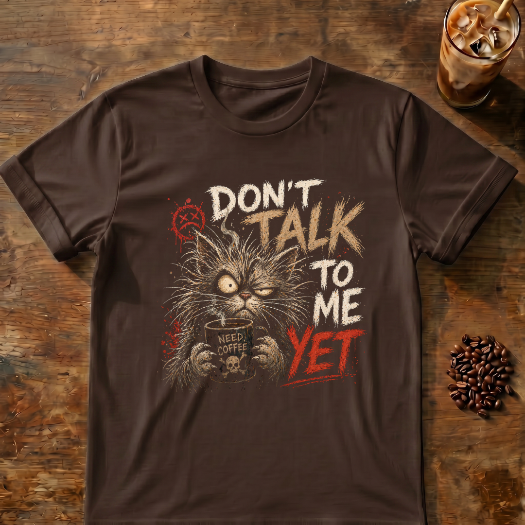 Don't Talk To Me Cat T-Shirt