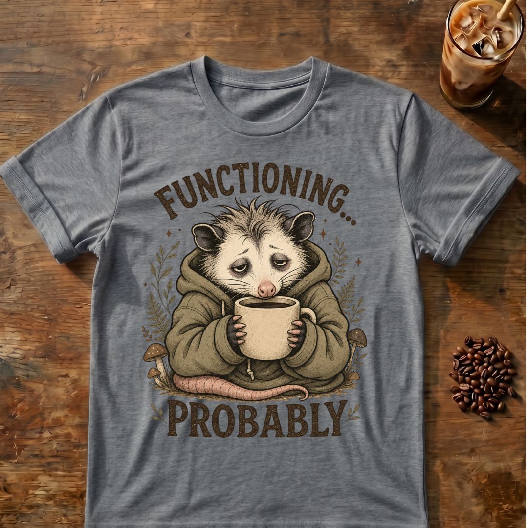 Functioning Probably Possum T-Shirt