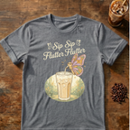 Sip Sip Butterfly Iced Coffee T-Shirt