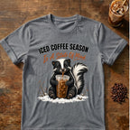 Iced Coffee Season Skunk T-Shirt