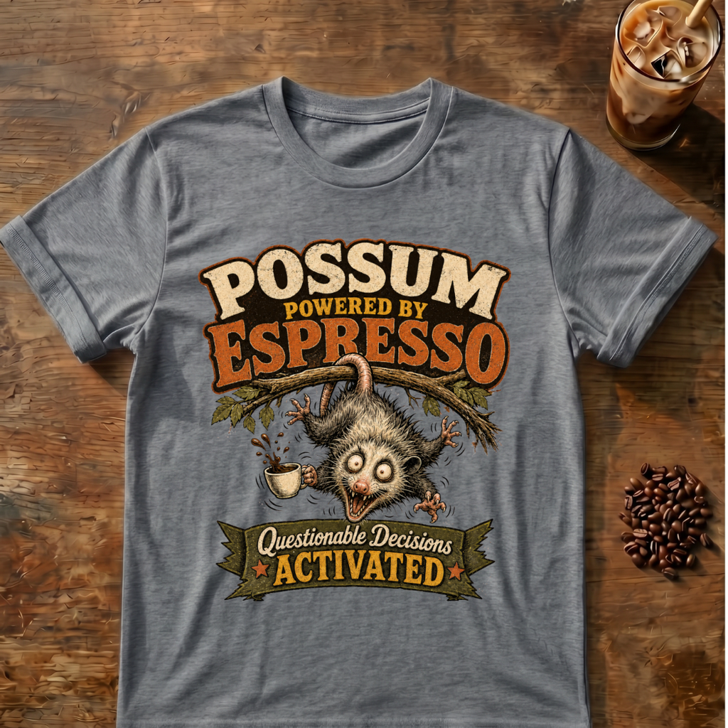 Possum Powered By Espresso T-Shirt