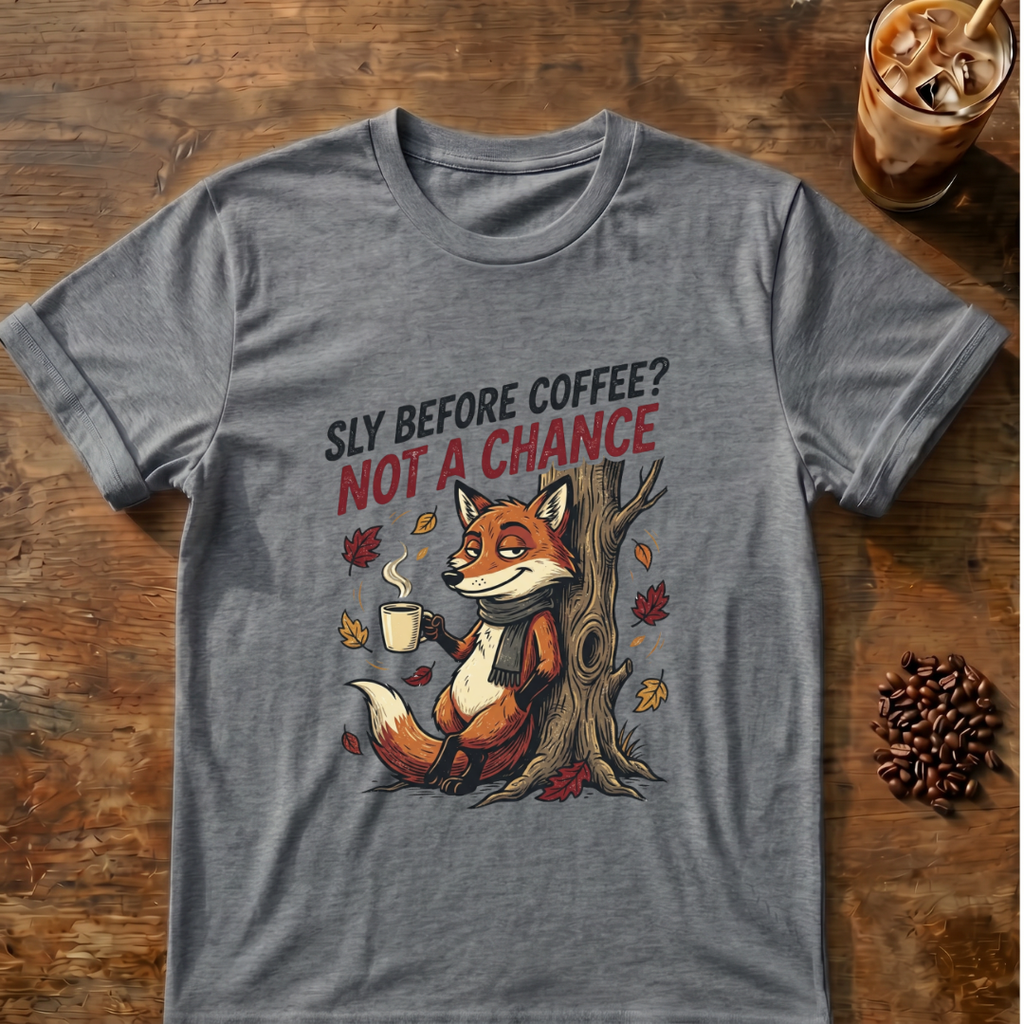 Fox Sly Before Coffee? T-Shirt
