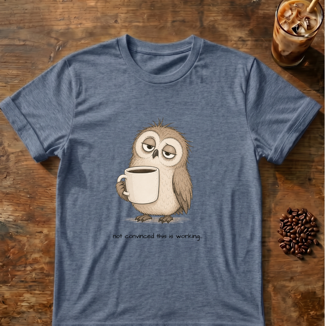 Not convinced this is working Owl T-Shirt
